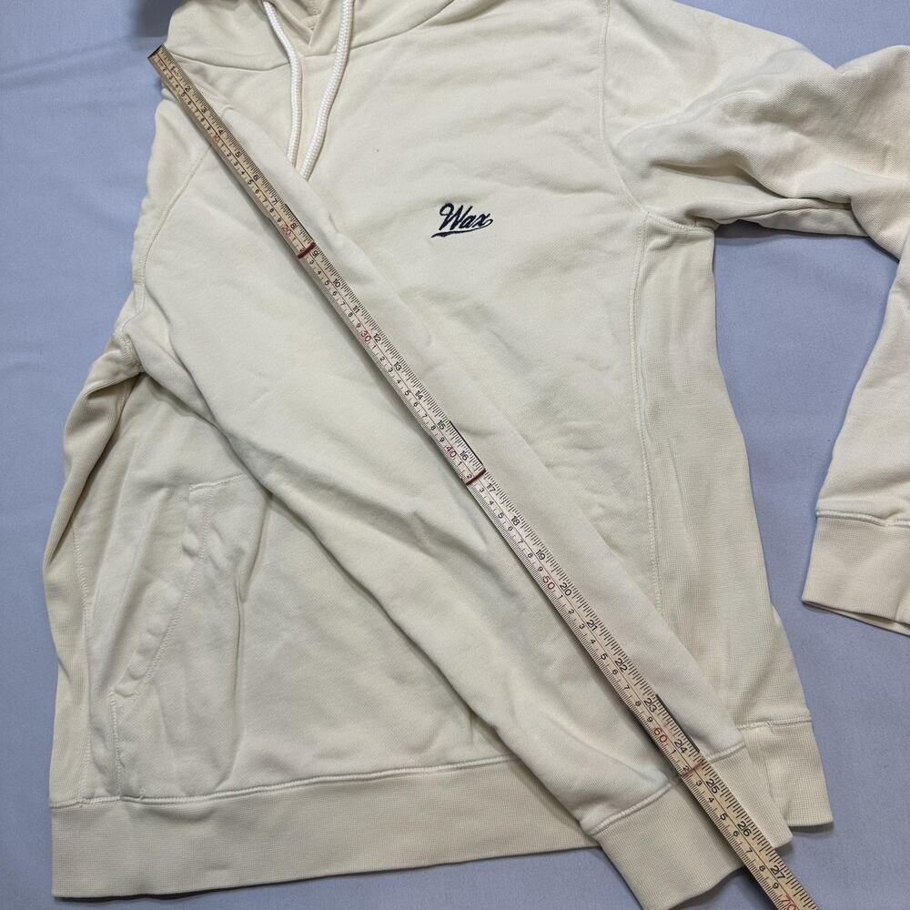 WAX London Hoodie Mens S White Pullover Embroidered Logo Casual Streetwear - Picture 10 of 16